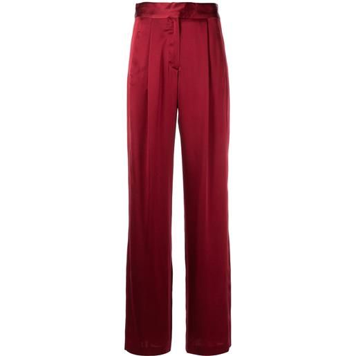 Michelle Mason pantaloni a gamba ampia - rosso
