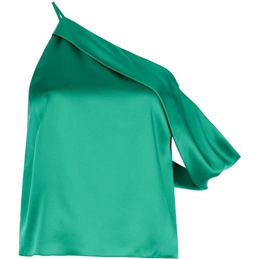 Michelle Mason top asimmetrico - verde