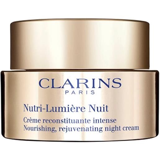 Clarins nutri-lumière nuit 60+ 50 ml ricostituente nutriente rivitalizzante illuminante crema ricca