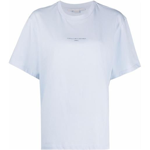 Stella McCartney t-shirt con logo 2001 - blu