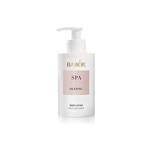 BABOR spa shaping, crema corpo leggera e anti-invecchiamento, per uso quotidiano, riduce la cellulite, per una pelle più soda e resistente, 200 ml