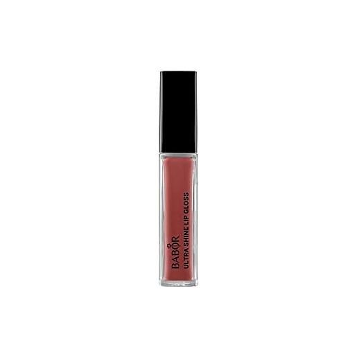 BABOR make up ultra shine lip gloss, lucida-labbra con effetto voluminoso 3d, non appiccica, con oli nutrienti, per labbra più piene, disponibile in 6 colori, 6,5 ml