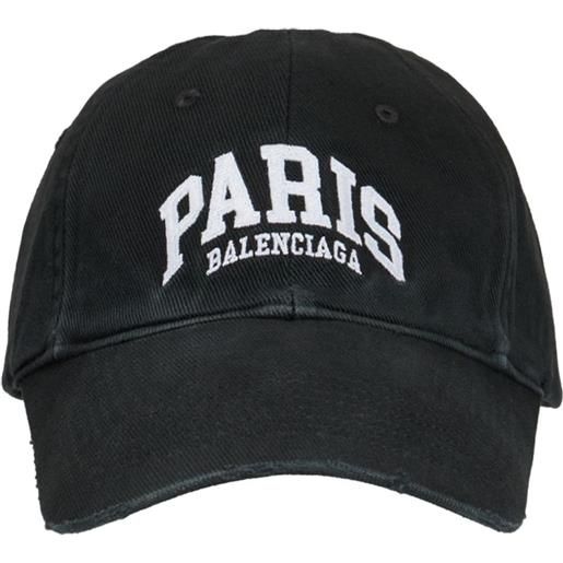 BALENCIAGA cappello paris city in cotone