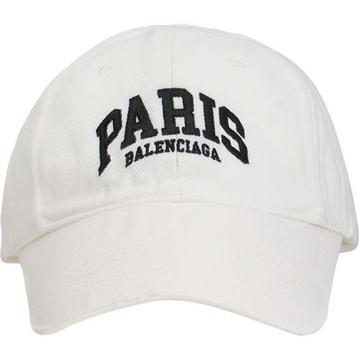 BALENCIAGA cappello paris city in cotone