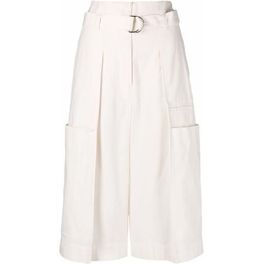 Lemaire shorts con cintura - bianco