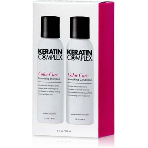 Keratin complex kit travel duo color care shampoo e balsamo 178 ml