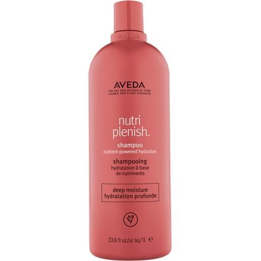 Aveda nutriplenish deep moisture shampoo 1000ml - shampoo idratazione intensa capelli spessi secchi