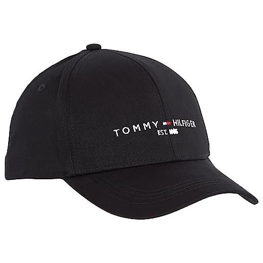 Tommy Hilfiger th established cap, cappello uomo, white, taglia unica