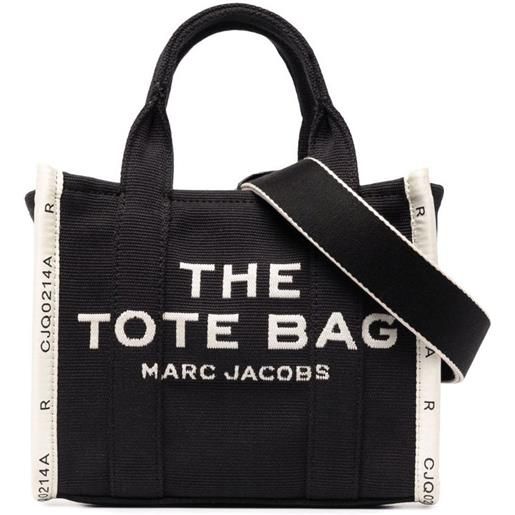 Marc Jacobs borsa the jacquard tote piccola - nero