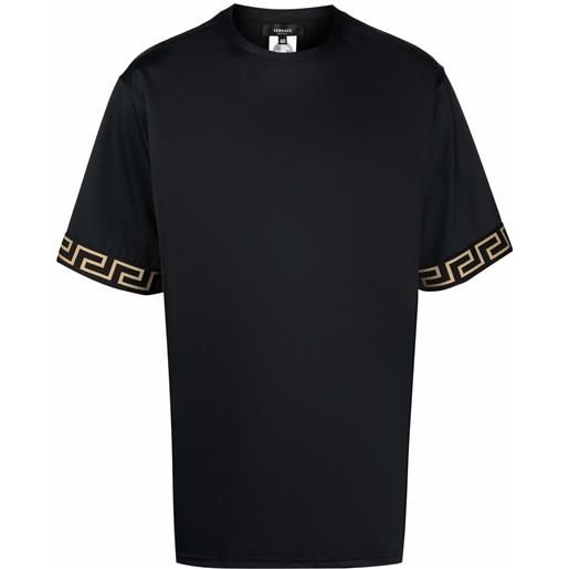 Versace t-shirt greca gym - nero