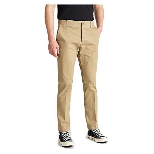 Lee extreme motion chino, jeans uomo, beige (taupe 07), 36w / 32l