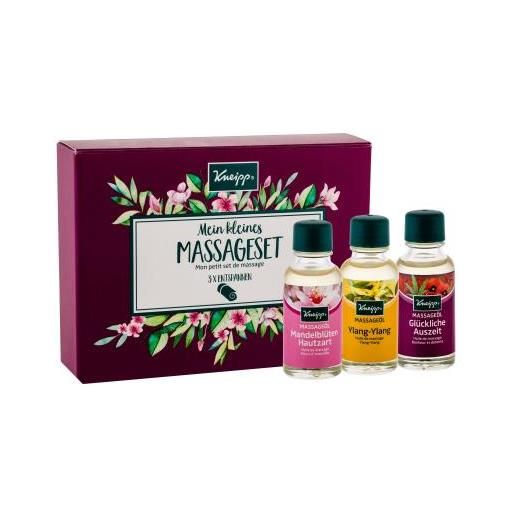 Kneipp massage oil cofanetti olio da massaggio ylang-ylang 20 ml + olio da massaggio 20 ml + olio da massaggio almond blossoms 20 ml