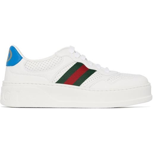Gucci sneakers con righe - bianco