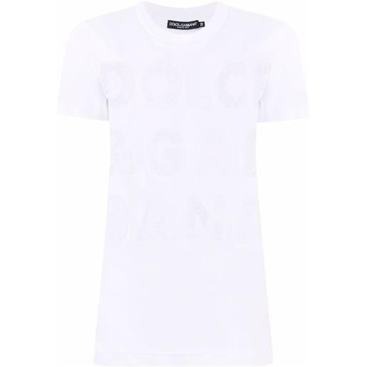 Dolce & Gabbana t-shirt con logo - bianco
