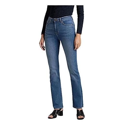 Lee breese boot, jeans donna, blu (azure wave), 25w / 29l