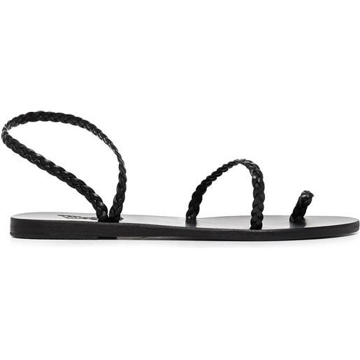 Ancient Greek Sandals sandali eleftheria in pelle - nero