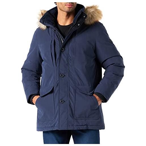 Wrangler parka jacket giacca, navy, 3x-large uomini