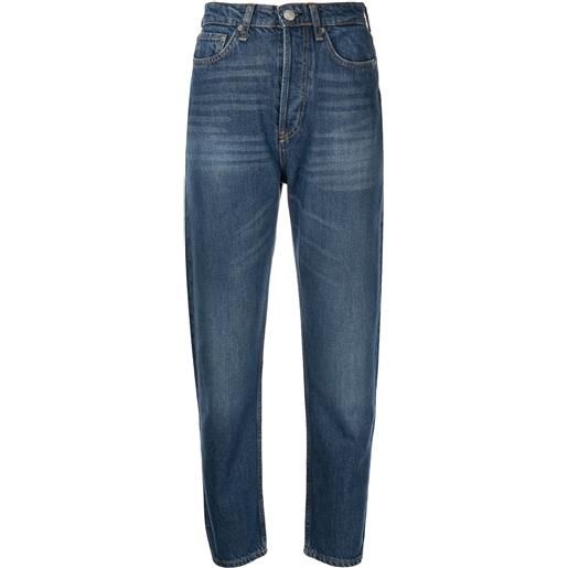 rag & bone jeans a vita alta ryan - blu