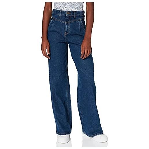 Lee stella a line yoke jeans donna, blu (vintage jamie), 40 it (26w/33l)