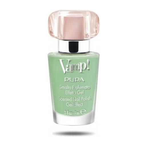 Pupa vamp!- smalto profumato effetto gel fragranza rosa n. 112 mint green