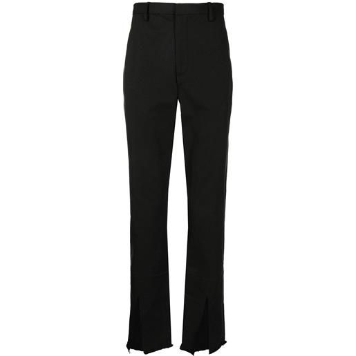 Dion Lee pantaloni con spacco - nero