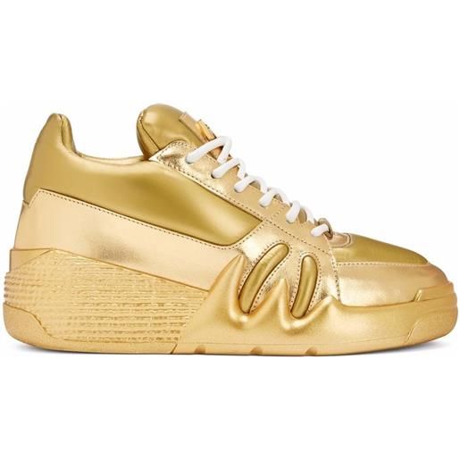 Giuseppe Zanotti sneakers metallizzate talon - oro