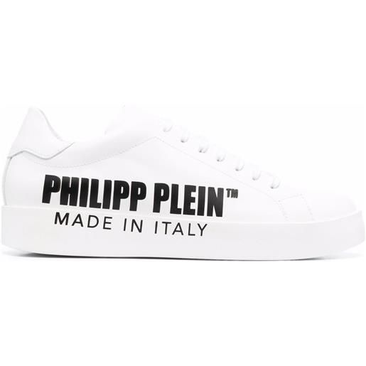 Philipp Plein sneakers in pelle - bianco