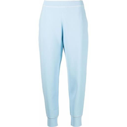 Stella McCartney pantaloni crop affusolati - blu