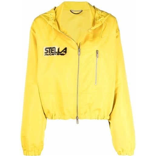 Stella McCartney giacca con cappuccio - giallo