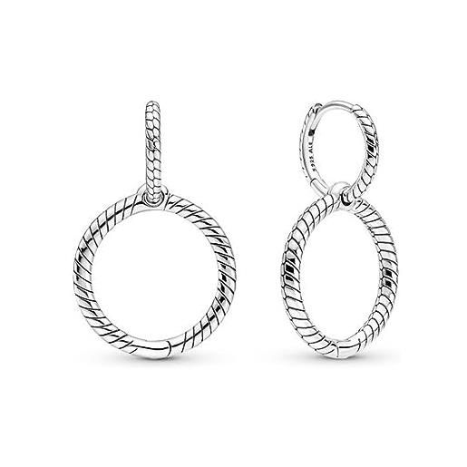 Pandora - orecchini argento sterling non un gioiello donna, argento, one size - 299562c00