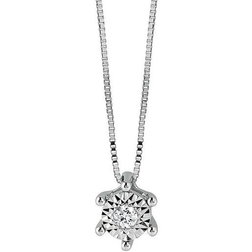 Bliss rugiada collana Bliss punto luce 6 griffes 0,05ct 20082932