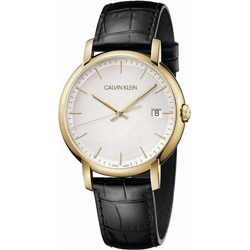Calvin Klein established dorato bianco ck watch k9h215c6