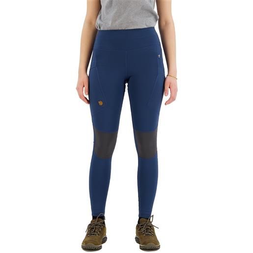 Fjällräven abisko trekking pro leggings blu xs donna