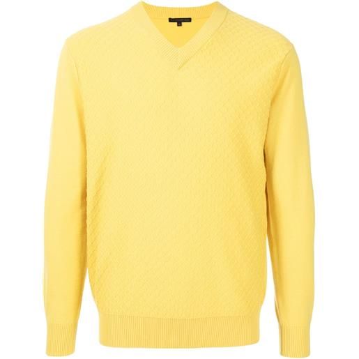 SHIATZY CHEN maglione con scollo a v - giallo