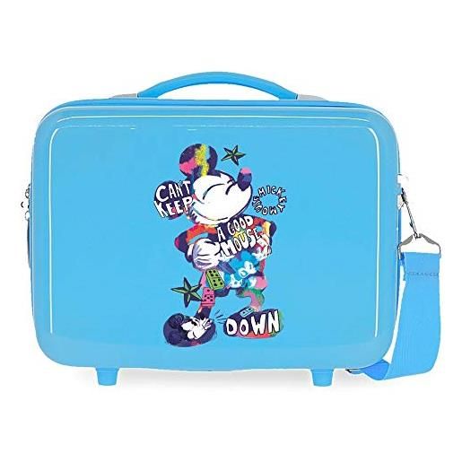 Disney topolino that's easy trousse adattabile blu 29 x 21 x 15 cm rigida abs 9,14 l