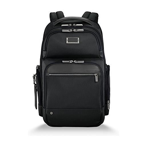 Briggs & Riley work medium cargo backpack ventiquattrore, 46 cm, 21.4 liters, nero (black)
