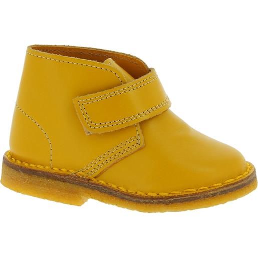 L'artigiano Florence scarponcini vera pelle da bambino color giallo fatti a mano in italia 110s vit. Giallo