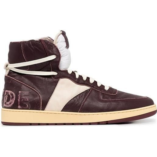 RHUDE sneakers alte rhecess - rosso