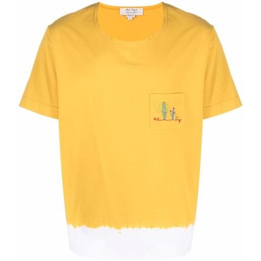 Nick Fouquet t-shirt con ricamo - giallo