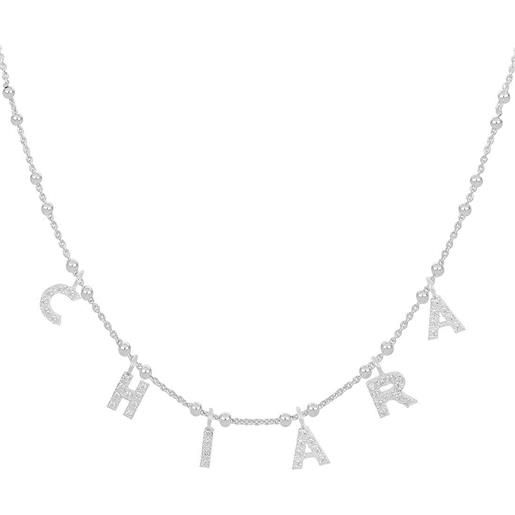 GioiaPura collana donna gioiello gioiapura nominum argento 925 nome chiara gyxcaz0016-2