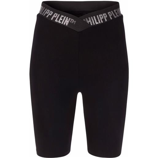 Philipp Plein shorts a vita alta stones - nero