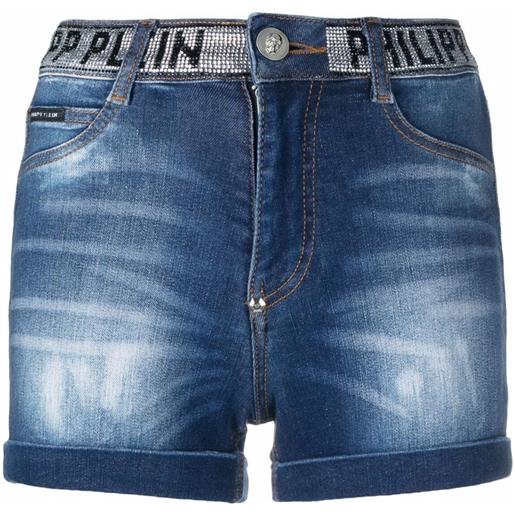 Philipp Plein shorts stones - blu