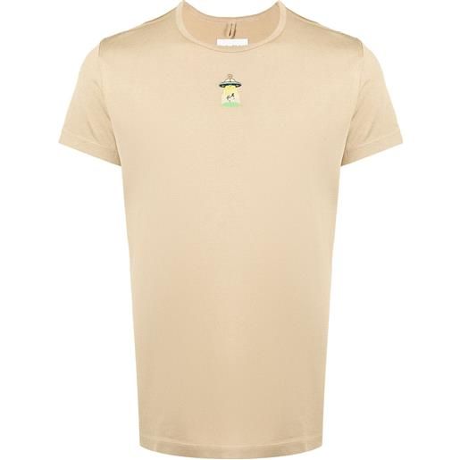 Doublet t-shirt con ricamo - marrone