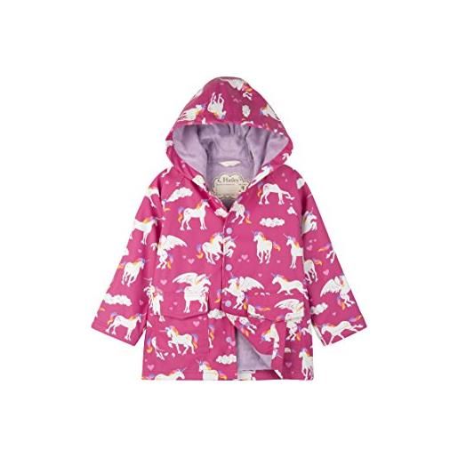 Hatley printed raincoat impermeabile, (groovy butterflies), (taglia produttore: 12) bambina