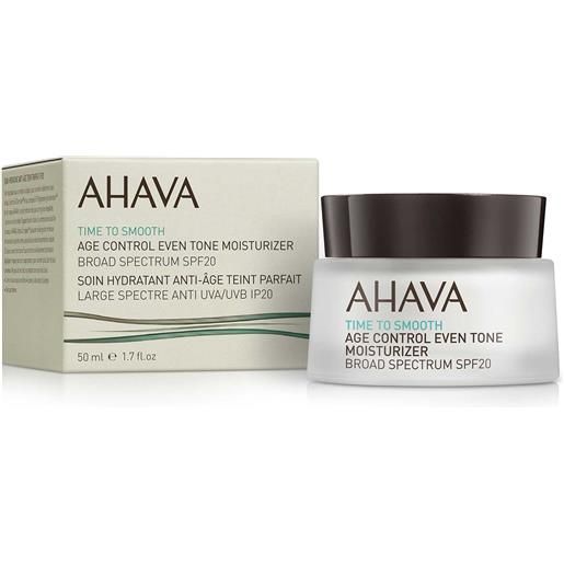 AHAVA Srl time to smooth age control event tone moisturizer spf20 ahava 50ml