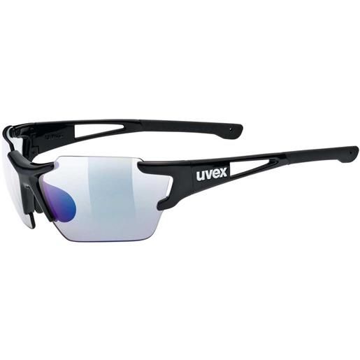 Uvex sportstyle 803 race v s mirrored photochromic sunglasses nero variomatic litemirror blue/cat1-3