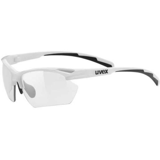 Uvex sportstyle 802 v s photochromic sunglasses bianco smoke/cat1-3