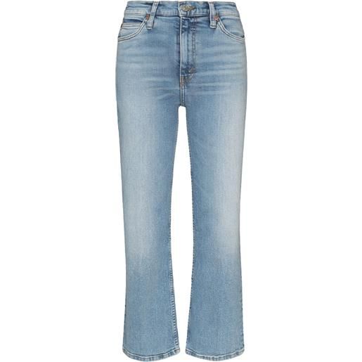 RE/DONE jeans dritti crop anni '70 - blu