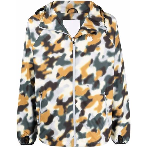 Kenzo giacca leggera camouflage - nero