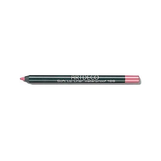 Artdeco soft lip liner waterproof matita labbra 186 shy rose, 1.2 g